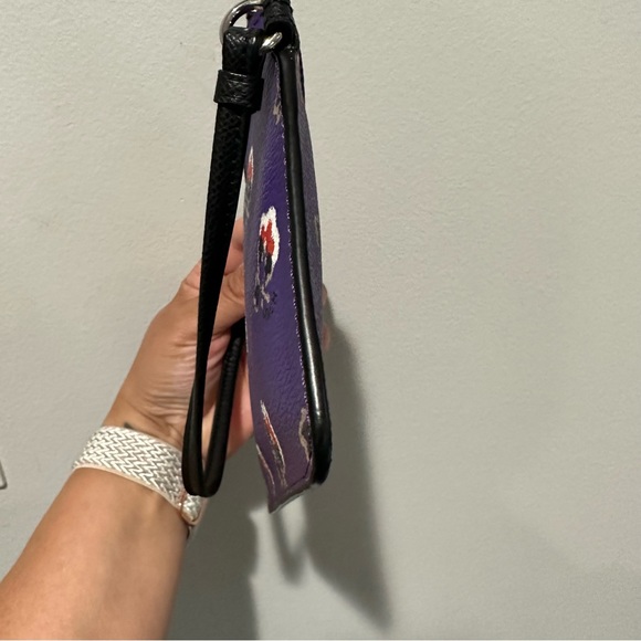 Coach Bramble Rose Wristlet Purple - Picture 9 of 11